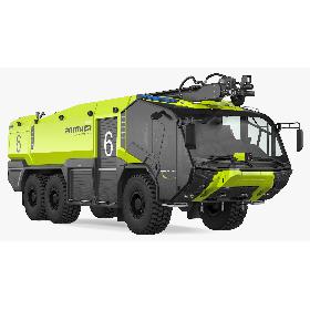 3D Rosenbauer Panther 6x6 ARFF Vehicle model
